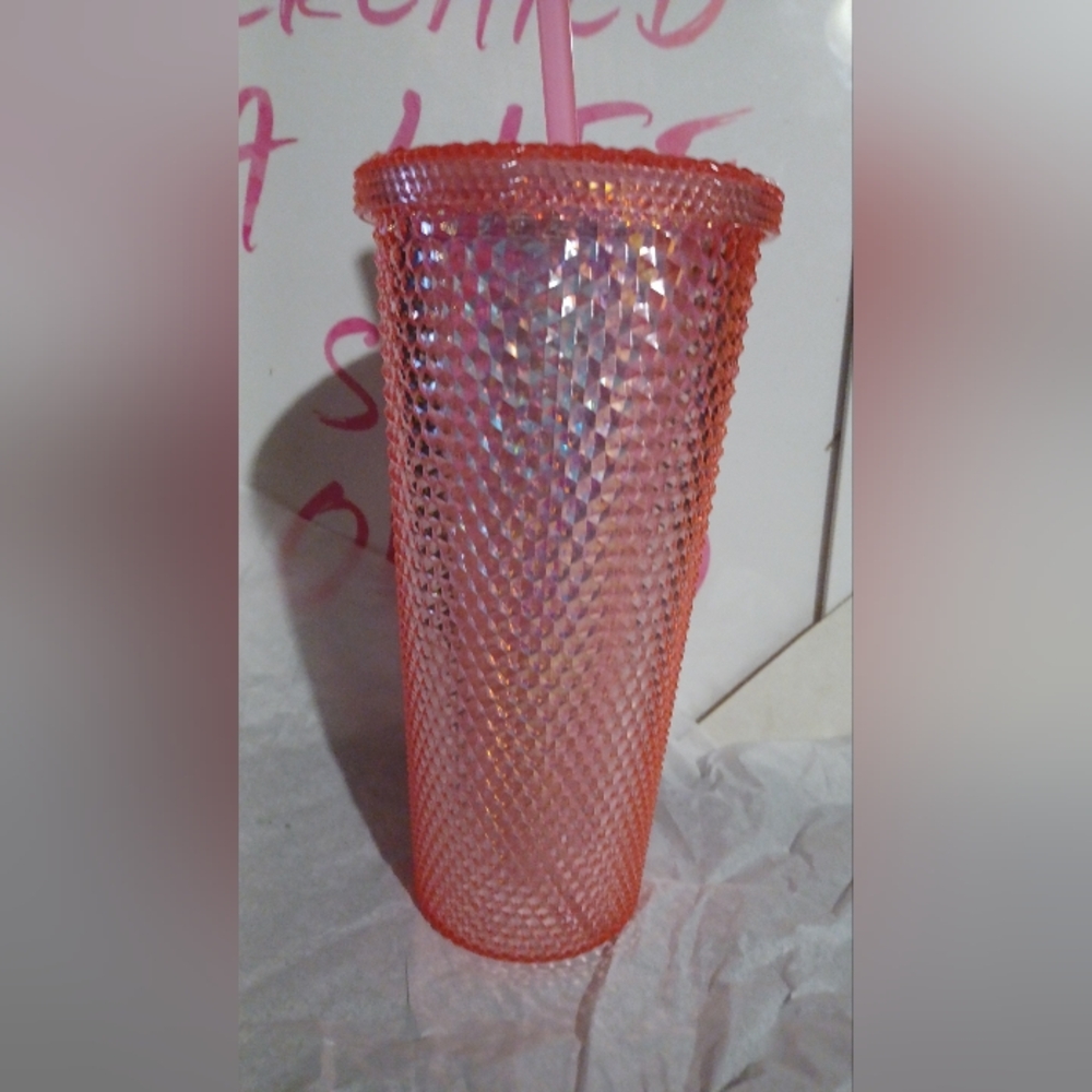 Studded Pink Tumbler New